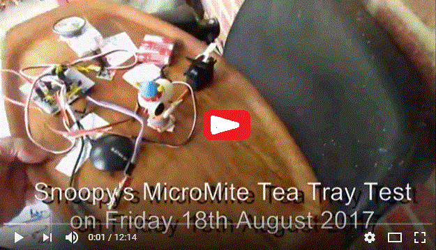 Australian MicroMite Tea Tray Test on 18th August 2017
