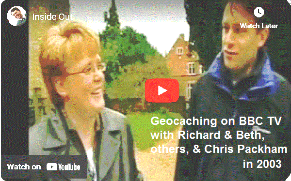 Geocachers on BBC TV with Richard & Beth