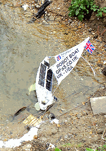 Boat10 very near new drain in Snoopy Corner