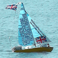 compass being tested on boat 6