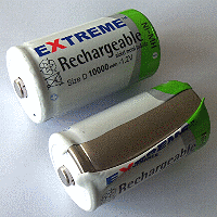 Extreme cell that went short-circuit in the post.