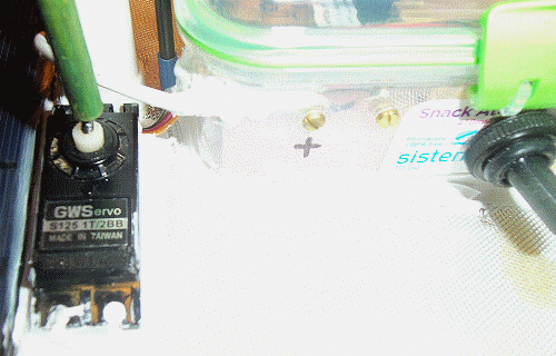 Sail Winch servo used as wind vane servo