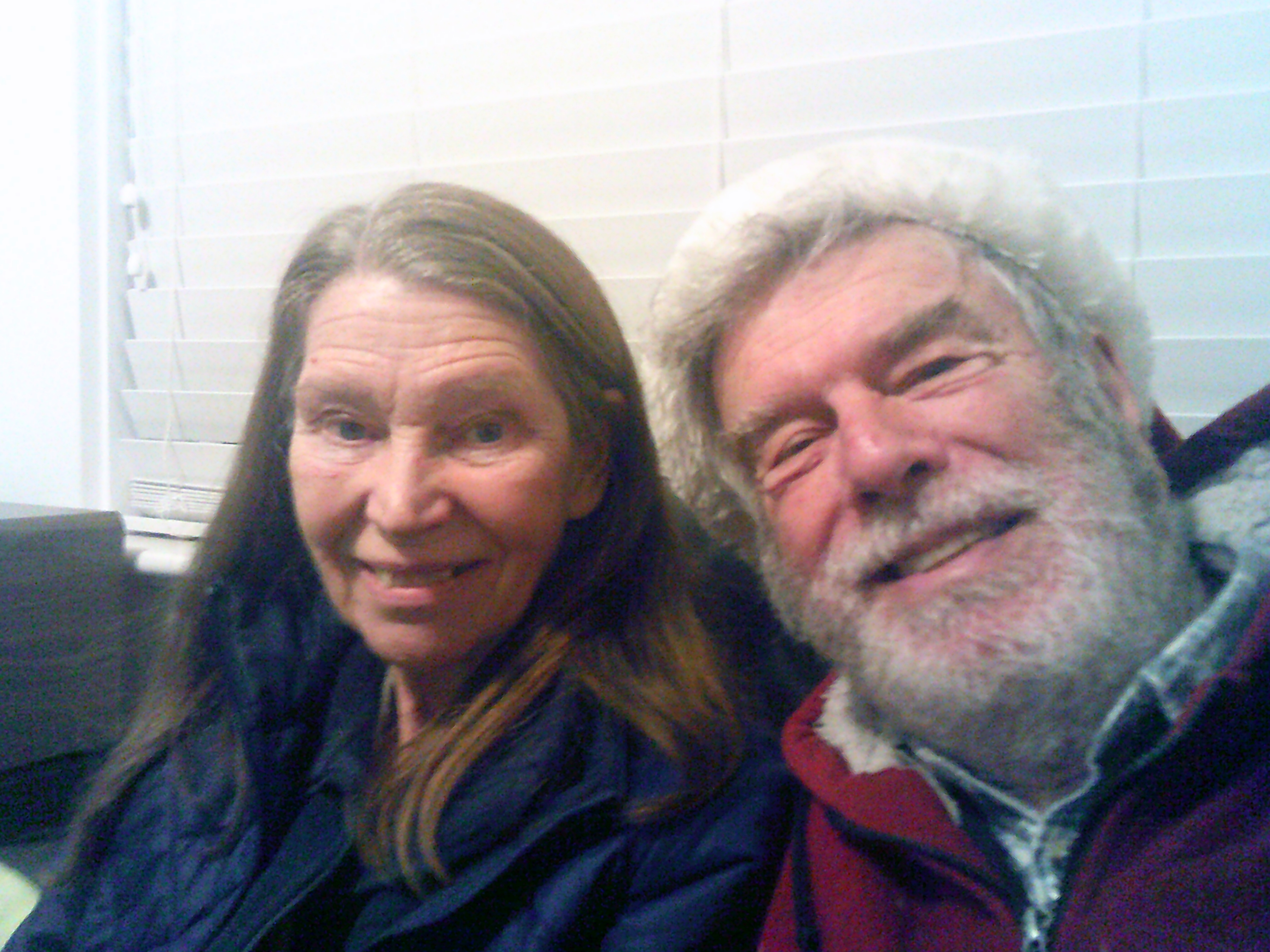 June & Robin with beard