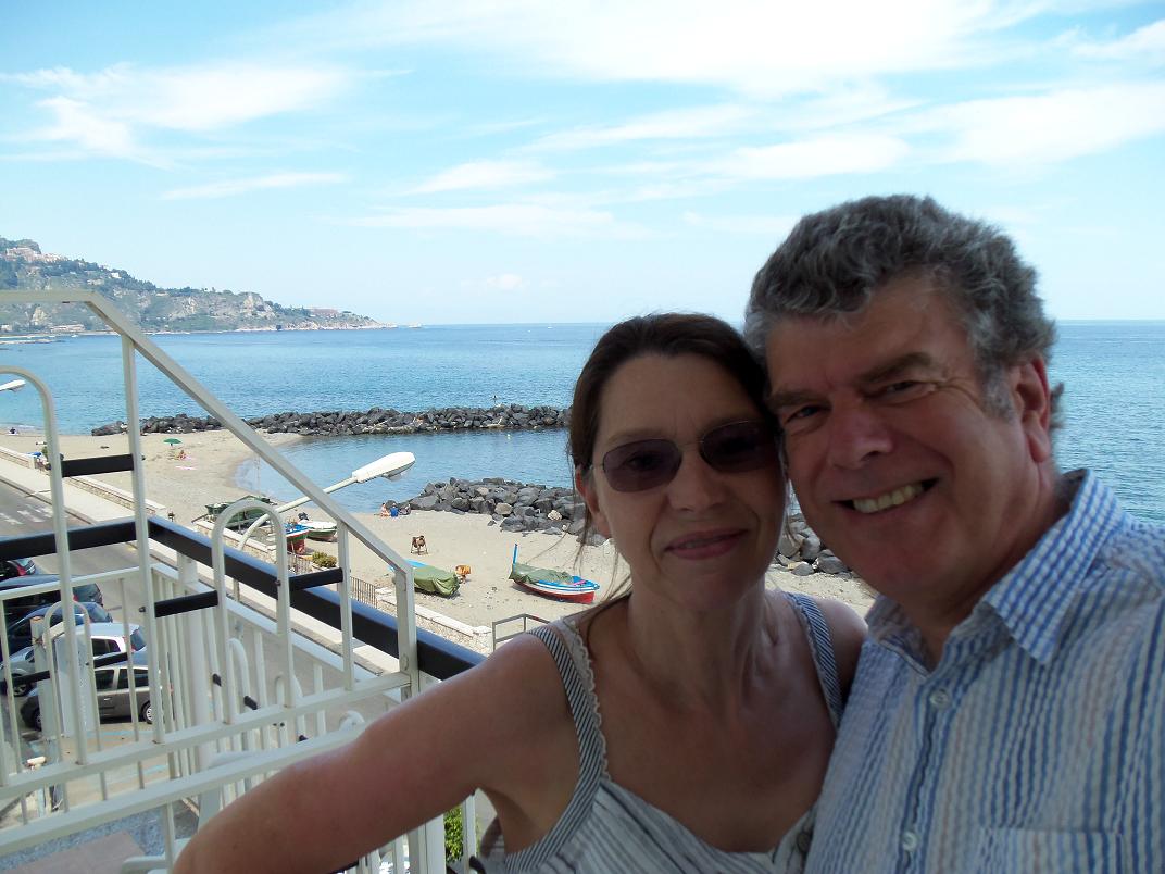 from our balcony in Naxos