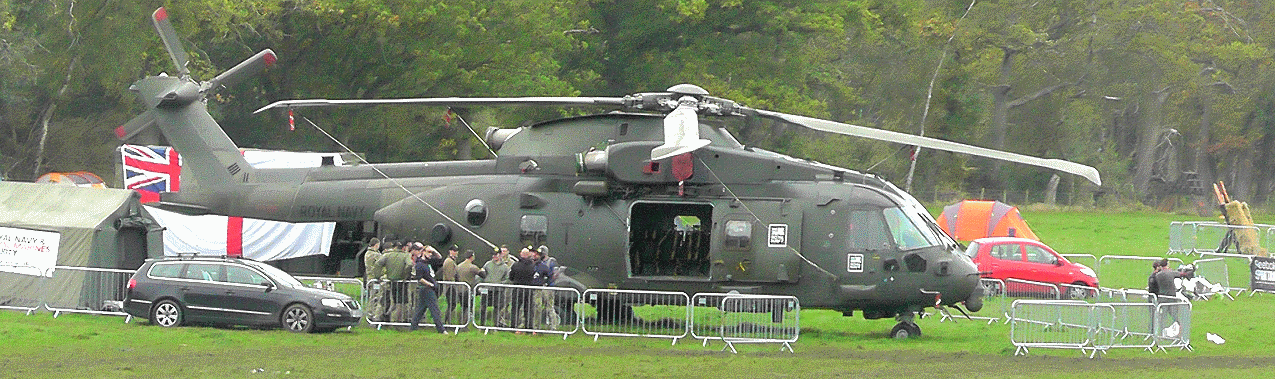 Royal Navy Merlin helicopter