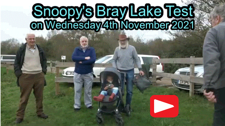 video of Snoopy Bray Lake Test on 3rd November 2021