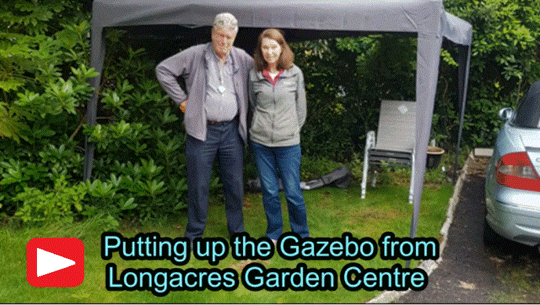 Putting up a Gazebo from Longacres Garden Centre