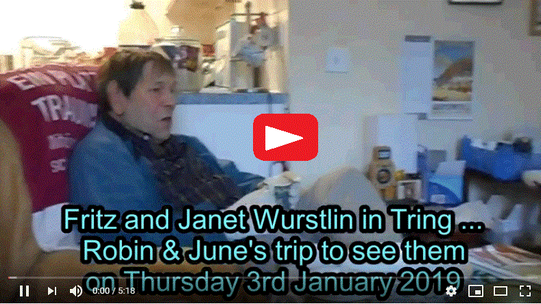 Trip to Tring to see Fritz and Janet Wurstlein