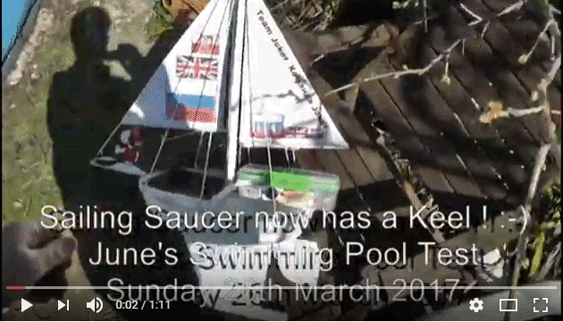 Sailing Saucer on Bray Lake