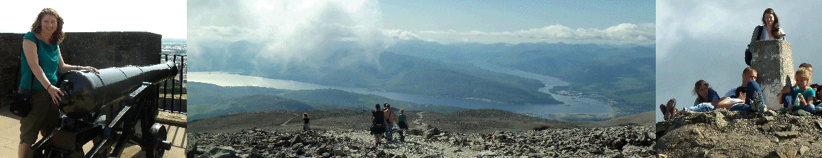 Saskia and Michelle in Scotland
